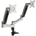 silverstone arm22sc dual monitor stand silver extra photo 1