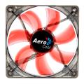 aerocool lightning led fan 120mm red extra photo 1