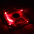 aerocool lightning led fan 120mm red extra photo 2