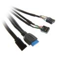 lian li pw is22av85ato usb30 multimedia i o ports cable kit extra photo 2