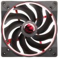 alpenfoehn wing boost 2 plus 140mm pwm fan red extra photo 1