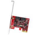 startech 2 port sata 6 gbps pci express sata controller card extra photo 1