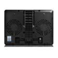 deepcool u pal dual 140mm notebook cooler 156 black extra photo 2