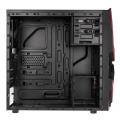 case aerocool cyclops midi tower red window extra photo 1