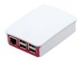 raspberry pi b 2 3 3b red white case extra photo 3