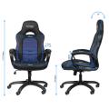 nitro concepts c80 pure gaming chair black blue extra photo 1