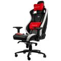 noblechairs epic real leather gaming chair black white red extra photo 3