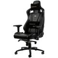 noblechairs epic real leather gaming chair black extra photo 3