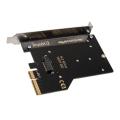 aqua computer kryom2 pcie 30 x4 adapter for m2 ngff pcie ssd m key with passive heatsink extra photo 2