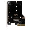 aqua computer kryom2 pcie 30 x4 adapter for m2 ngff pcie ssd m key with nickel plated water bloc extra photo 1