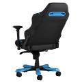 dxracer iron is166 gaming chair black blue extra photo 1