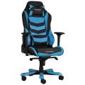 dxracer iron is166 gaming chair black blue extra photo 2