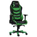 dxracer iron is166 gaming chair black green extra photo 2