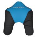 dxracer pillow pu leather u form black blue extra photo 1