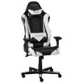 dxracer racing re0 gaming chair black white extra photo 3