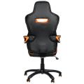 nitro concepts e200 race gaming chair black orange extra photo 2