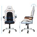 nitro concepts e220 evo gaming chair white orange extra photo 1