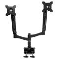 silverstone sst arm22bc dual monitor holder black extra photo 1