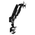 silverstone sst arm22bc dual monitor holder black extra photo 2
