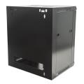 intellinet 711883 19 12u 570x600mm wall mounted cabinet flatpack black extra photo 1
