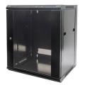 intellinet 711869 19 12u 570x450mm wall mounted cabinet flat pack black extra photo 2