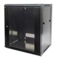intellinet 711951 19 15u 570x600mm wall mounted cabinet flat pack black extra photo 2