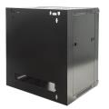 intellinet 711937 19 15u 570x450mm wall mounted cabinet flat pack black extra photo 1
