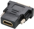 akasa ak cbhd03 bk dvi male to hdmi female adapter with gold plated contacts extra photo 1