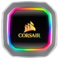 corsair hydro series h100i rgb platinum 240mm liquid cpu cooler extra photo 2