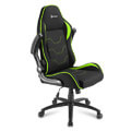 sharkoon elbrus 1 gaming chair black green extra photo 1