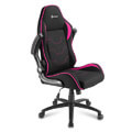 sharkoon elbrus 1 gaming chair black pink extra photo 1