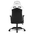 sharkoon elbrus 3 gaming chair black white extra photo 2