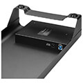 sharkoon monitor stand power black extra photo 4