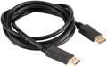 akasa ak cbdp21 20bk 8k displayport to displayport adapter cable extra photo 1