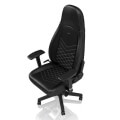 noblechairs icon gaming chair black platinum white extra photo 2
