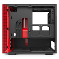 case nzxt h210 mini itx tower black red extra photo 4