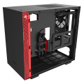 case nzxt h210 mini itx tower black red extra photo 5
