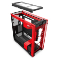 case nzxt h710 midi tower black red extra photo 3