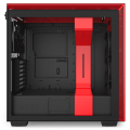 case nzxt h710 midi tower black red extra photo 4