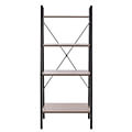 bibliothiki bellamy hm240801 sonama me mayro metalliko skeleto 60x35x145 cm extra photo 2