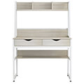 grafeio me bibliothiki sonama metalliko leyko skeleto hm239013 100x48x139 cm extra photo 1 grafeio me bibliothiki sonama metalliko leyko skeleto hm239013 100x48x139 cm extra photo 1