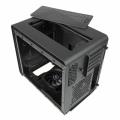 case bitfenix phenom m micro atx midnight black extra photo 2