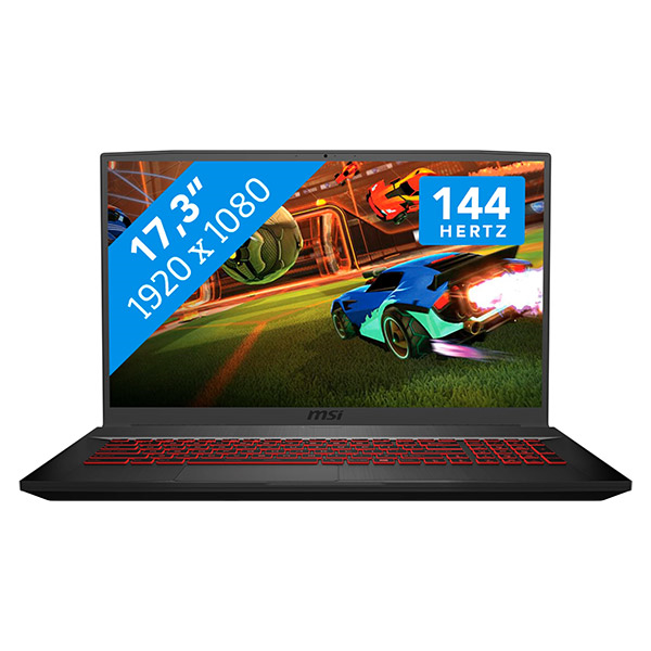 laptop msi gf75 10sc 030nl 173 144hz fhd intel core i7 10750h 16gb 1tb 512gb gtx1650 4gb win10 extra photo 1