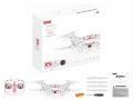 syma x5uc 4 channel 24g quad copter with gyro hd camera white extra photo 2