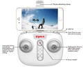 syma x23w quad copter 24g 4 channel with gyro camera white extra photo 1