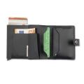 lavavik anti rfid nfc wallet with buckle black extra photo 1