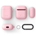 spigen apple airpods silicone case pink extra photo 1