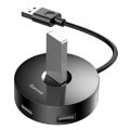 baseus adapter hub usb 30 to 4xusb black extra photo 3