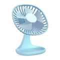 baseus pudding shape fan 3 speeds adjustable desktop cooling fan blue extra photo 1