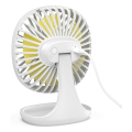 baseus pudding shape fan 3 speeds adjustable desktop cooling fan white extra photo 2